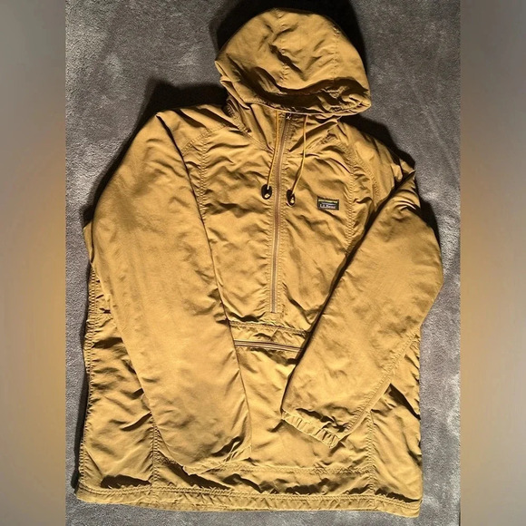 L.L. Bean Other - L.L. Bean Mountain Classic Anorak 1/2
Zip Pullover tan Men's Size XXL